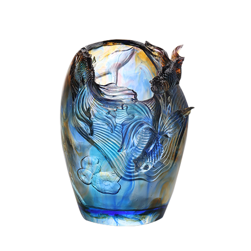 কাচের ফুলদানি: বিলাসবহুল এবং অত্যাধুনিক লিভিং রুম ফুলের বিন্যাস ক্রিস্টাল গ্লাস শৈল্পিক সংরক্ষিত ফুল হোল্ডার হোম ডাইনিং টেবিল আলংকারিক অলঙ্কার 