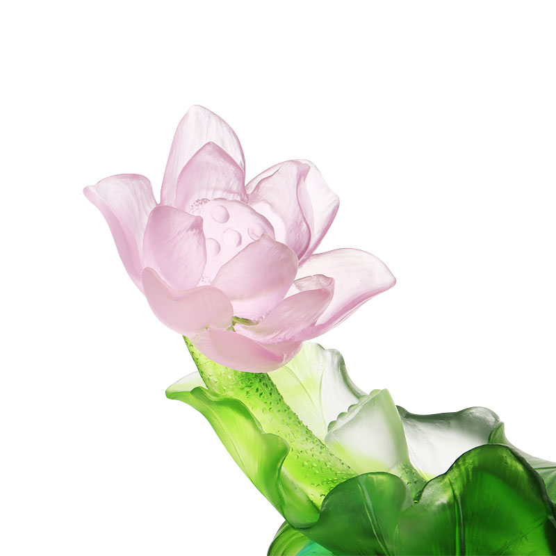 লোটাস সিরিজ হলওয়ে ডেকোরেশন ক্রিস্টাল গ্লাস দানি সেট