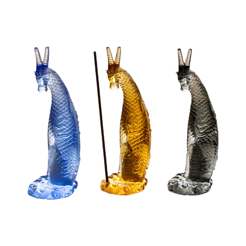 গ্লাস কিরিন ধূপ ধারক