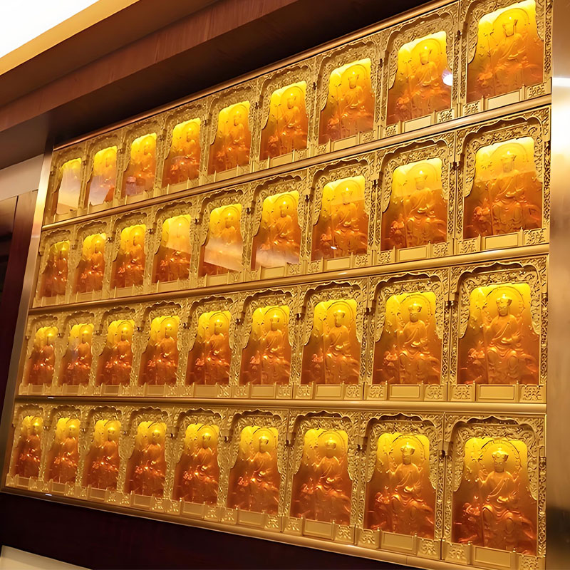 বুদ্ধ আলকোভ ওয়াল ক্যাবিনেট