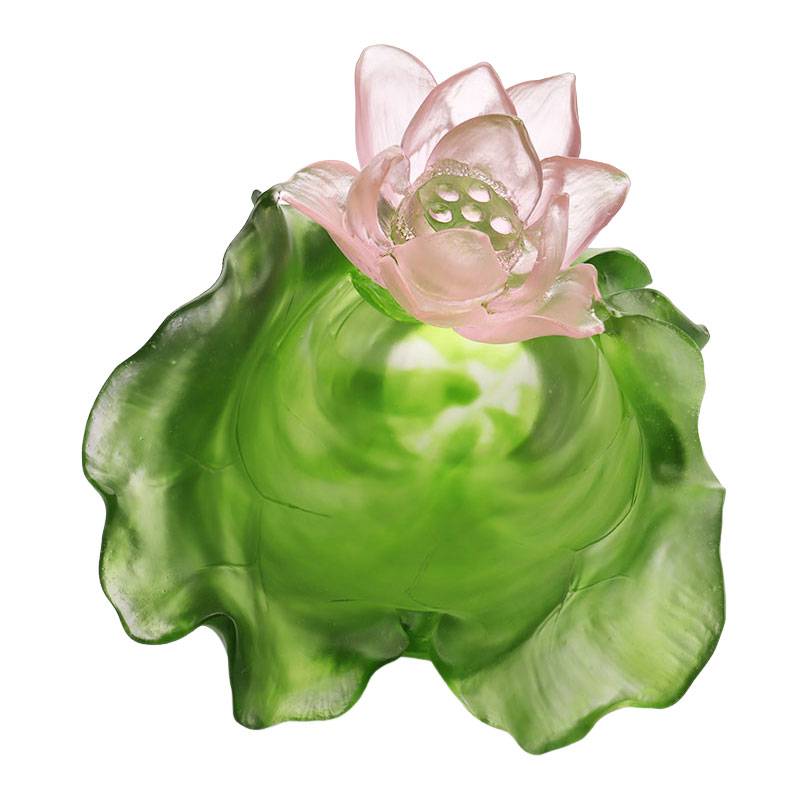 লোটাস সিরিজ হলওয়ে ডেকোরেশন ক্রিস্টাল গ্লাস দানি সেট