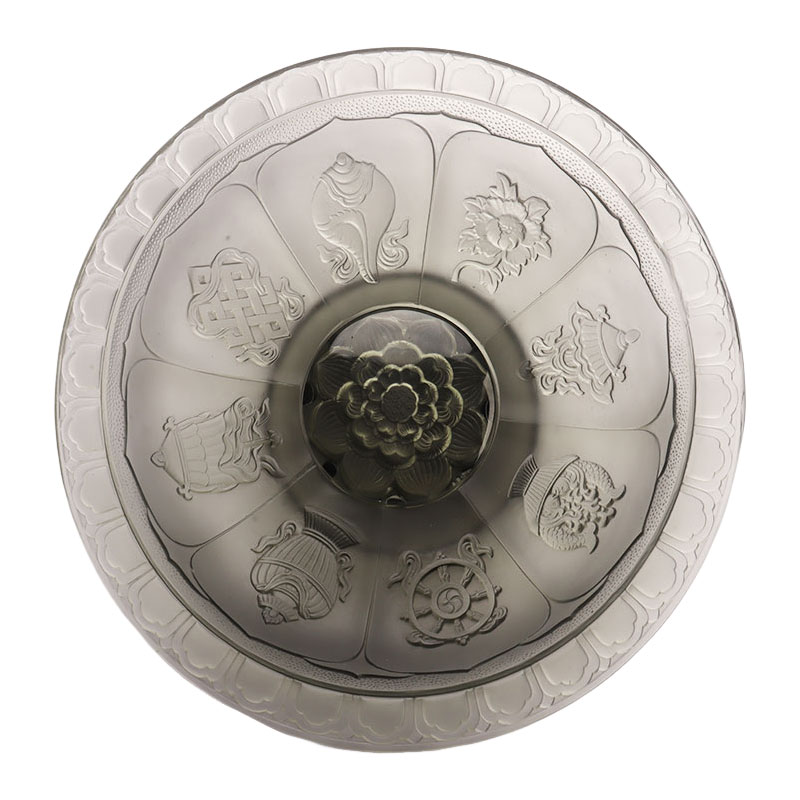 ধূসর রঙের চকচকে ফলের বাটি