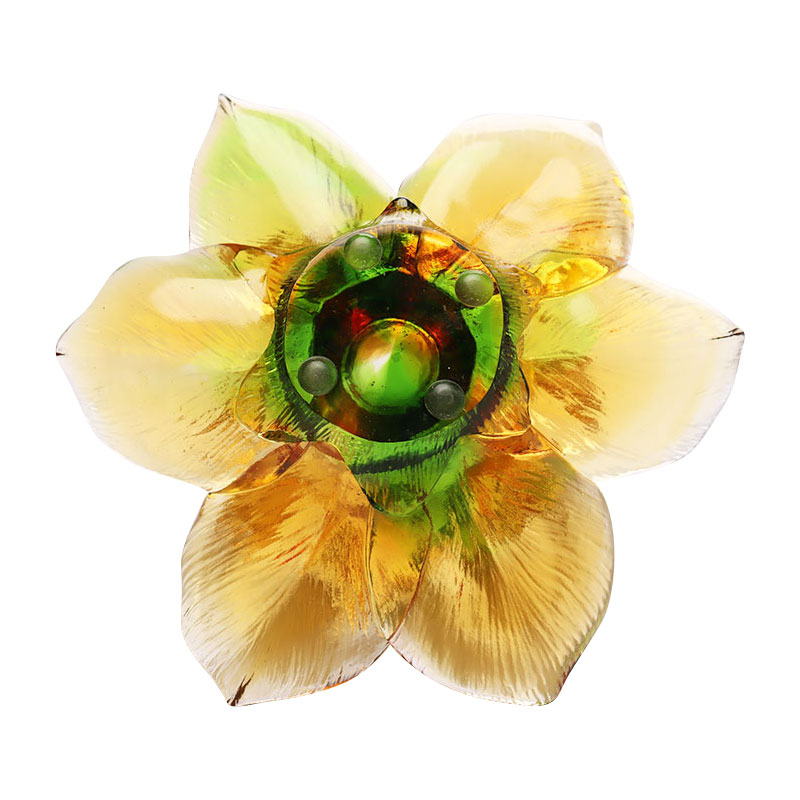 কাচের পাপড়ি আকৃতির মোমবাতি ধারক