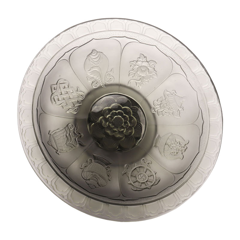 ধূসর রঙের চকচকে ফলের বাটি