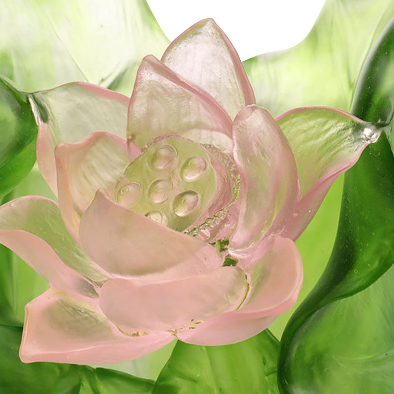 লোটাস সিরিজ হলওয়ে ডেকোরেশন ক্রিস্টাল গ্লাস দানি সেট