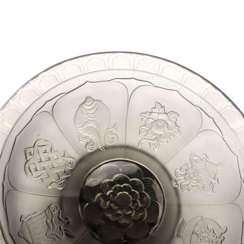 ধূসর রঙের চকচকে ফলের বাটি