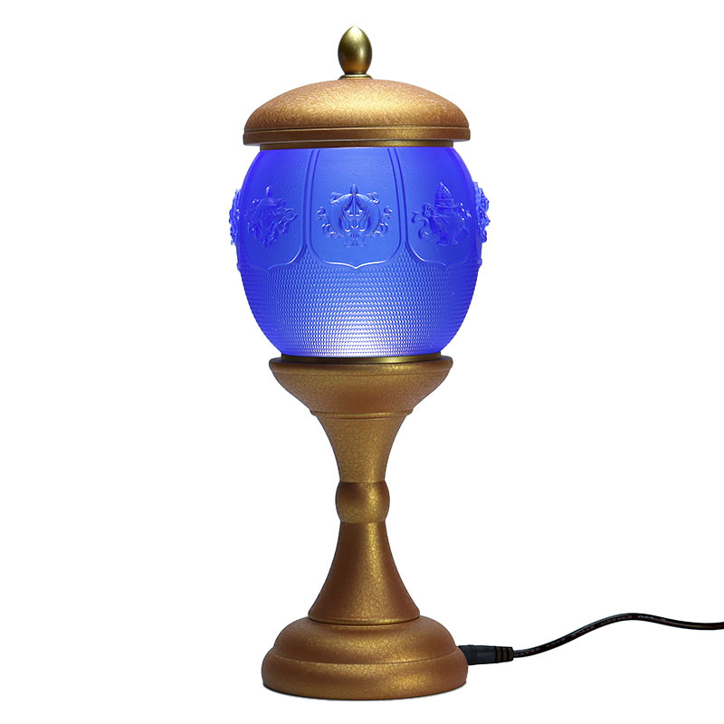 আটটি ট্রেজার লোটাস সিরিজ বৌদ্ধ বেদি ক্রিস্টাল গ্লাস অফারিং সেট