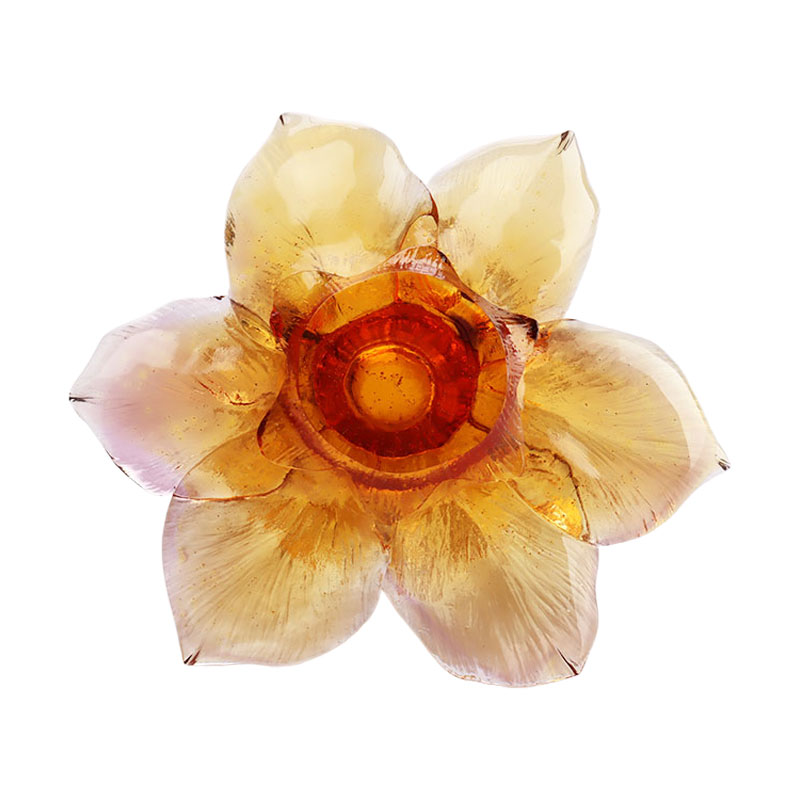 কাচের পাপড়ি আকৃতির মোমবাতি ধারক