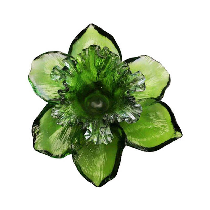 কাচের পাপড়ি আকৃতির মোমবাতি ধারক