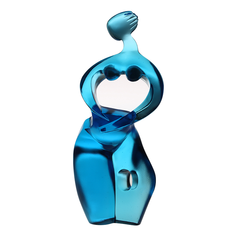 খাঁটি নীল আর্টেমিস শিল্প মূর্তি অলঙ্কার