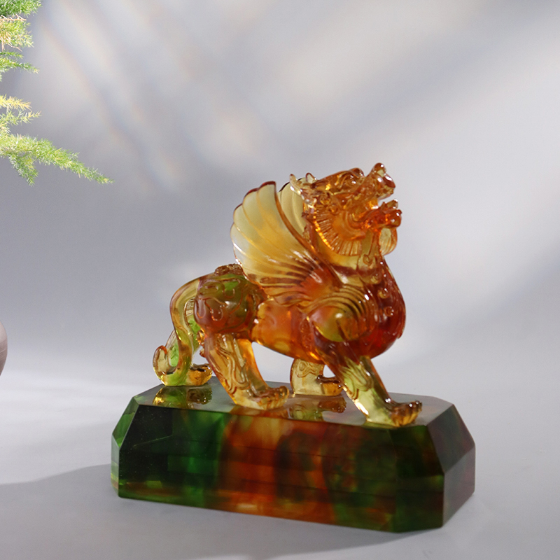 ক্রিস্টাল ক্লিয়ার রঙিন চকচকে জন্তুর অলঙ্কার