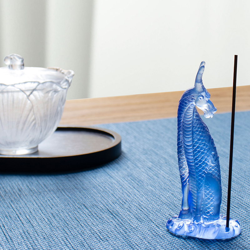 গ্লাস কিরিন ধূপ ধারক