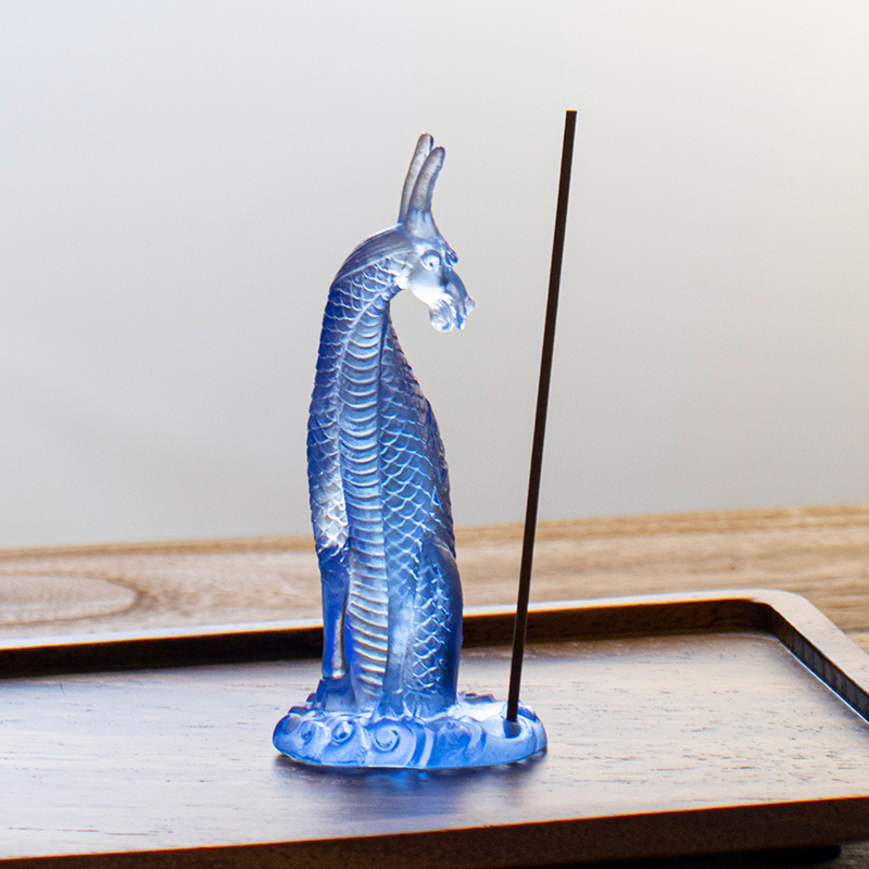 গ্লাস কিরিন ধূপ ধারক