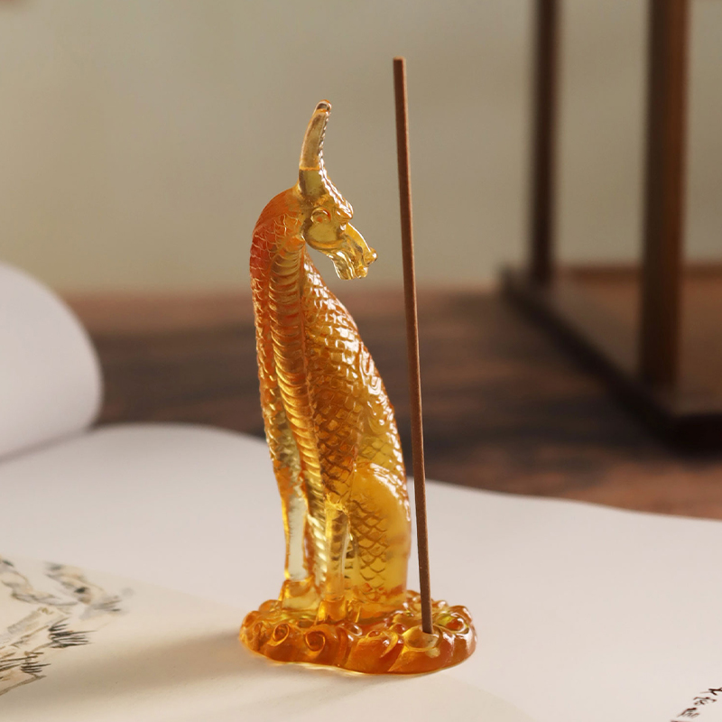 গ্লাস কিরিন ধূপ ধারক