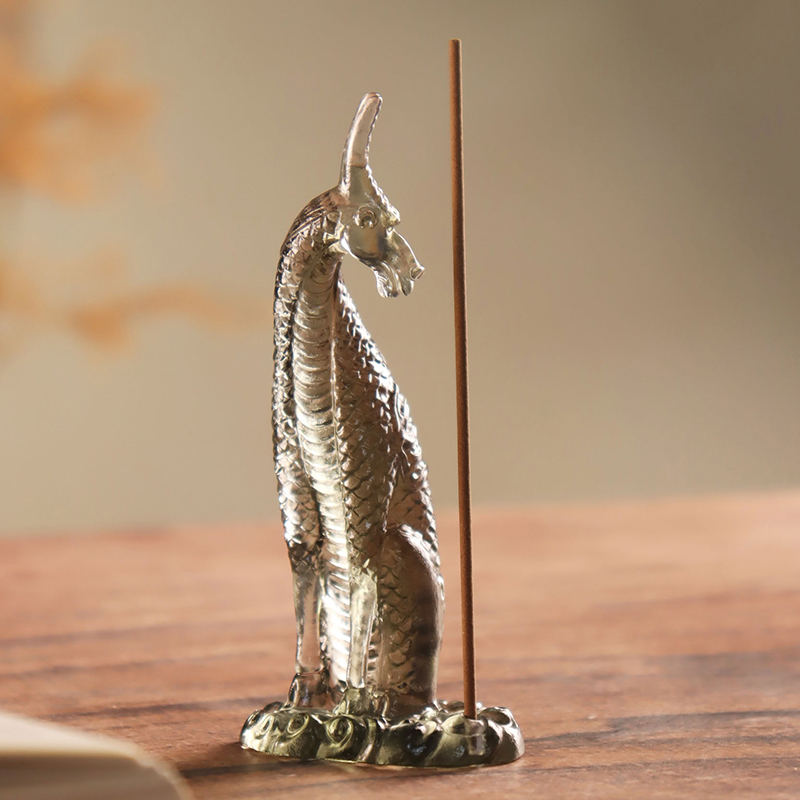 গ্লাস কিরিন ধূপ ধারক