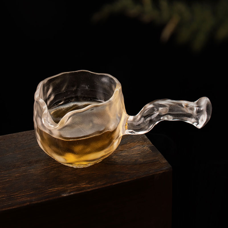 চা পট, চায়ের কাপ সহ স্বচ্ছ কাচের চা সেট